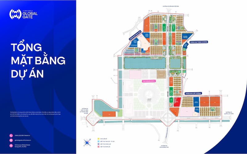 Mặt bằng Vinhomes Global Gate