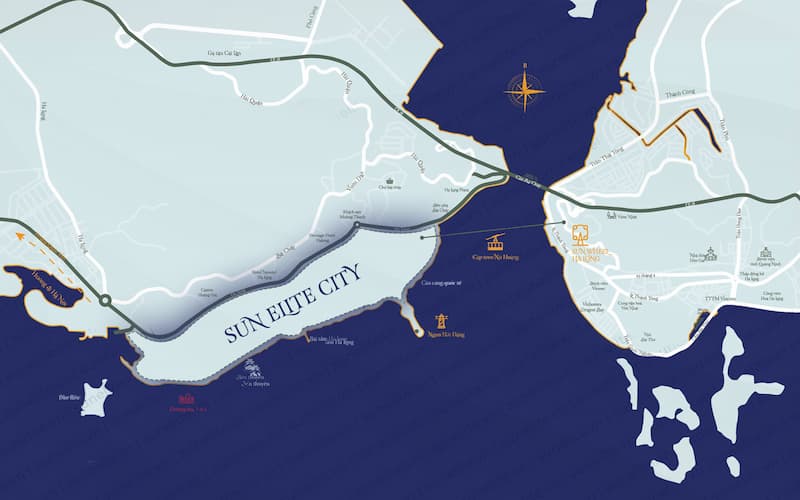 Vị trí Sun Elite City Hạ Long đắc địa